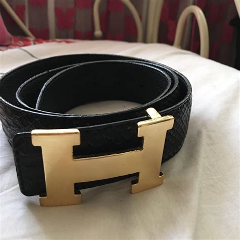 hermes riem goud slangenleer|Hermès.